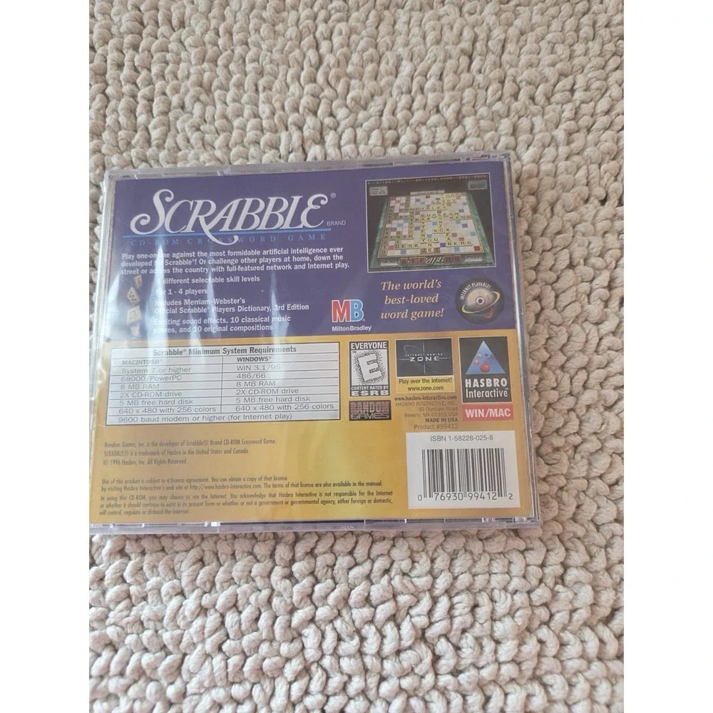 Hasbro Scrabble (Jewel Case) New CD